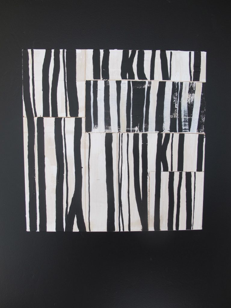 My DIY Black and White Abstract Painting – Jaimee Rose Interiors