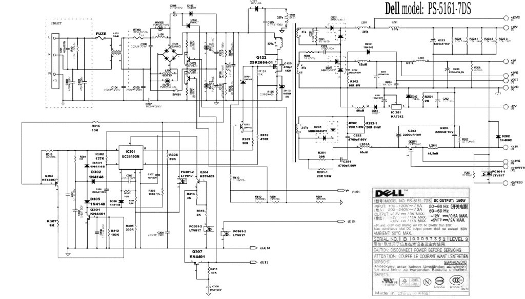 Dell Laptop Power Supply Wiring Diagram - Free Wiring Diagram