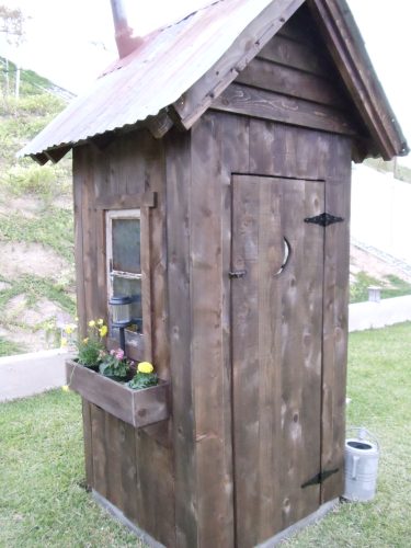 more of the outhouse | Outhouse bathroom, Outhouse, Outhouse bathroom decor