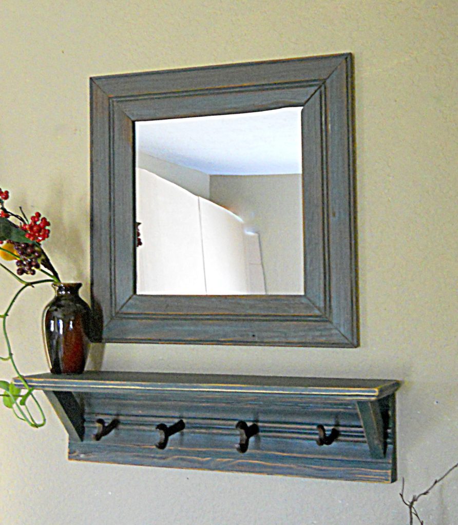 Entryway Mirror With Hooks And Shelf | Home Design Ideas