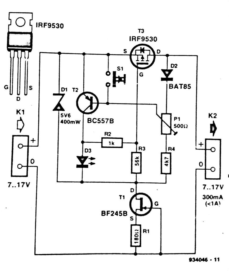 Electronic Fuse Circuit Diagram | Circuit-Diagramz
