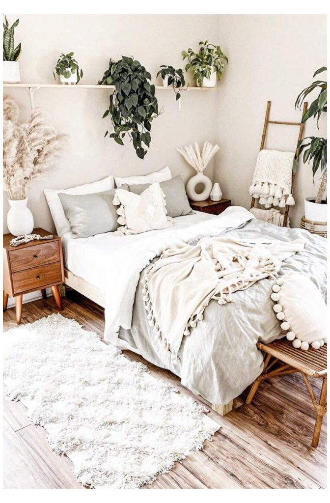 10 Style Tips for Your Boho Bedroom #boho #bedroom #grey #bedding #