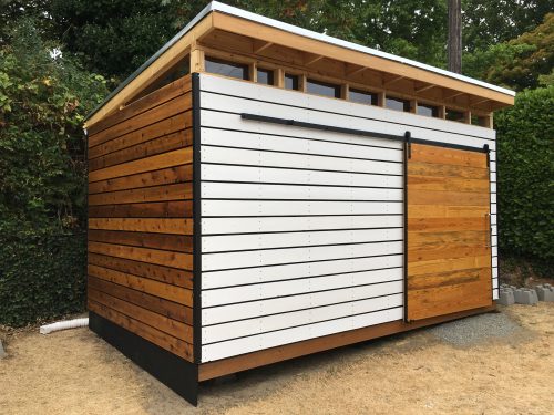 Northwest Modern Shed | Backyard storage sheds, Modern shed, Shed design
