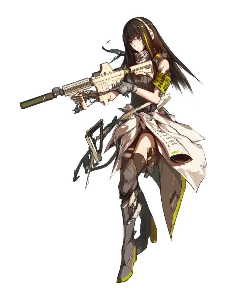 M4a1 (Girls Frontline)/#2032999 - Zerochan | Character Design