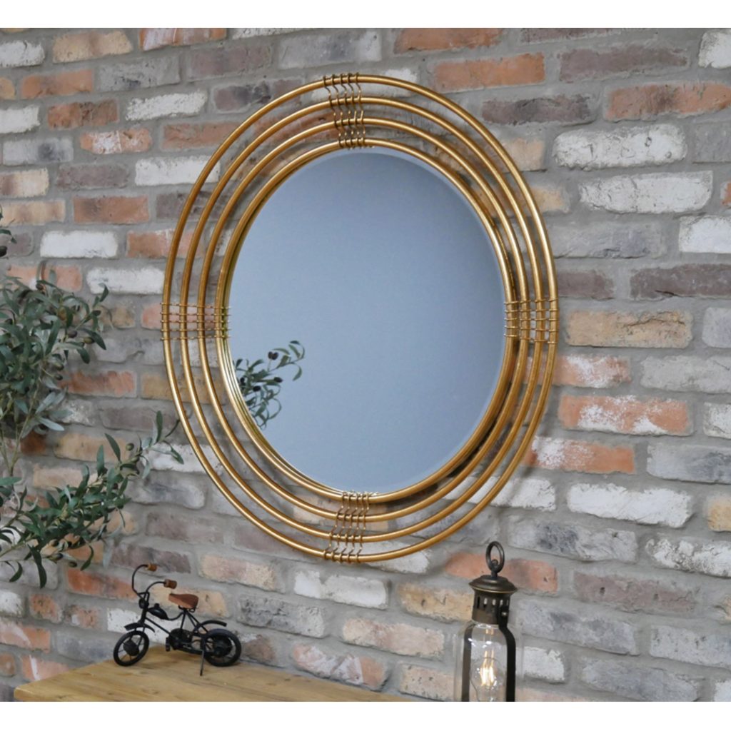 53 Top Pictures Circle Decorative Mirror : Amazon Com Motini Round