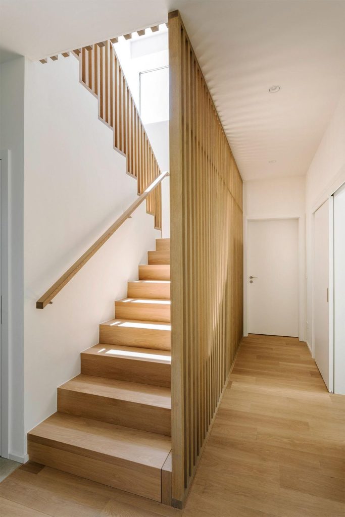 stairs railing vertical modern | Design de escadas moderno, Projeto de