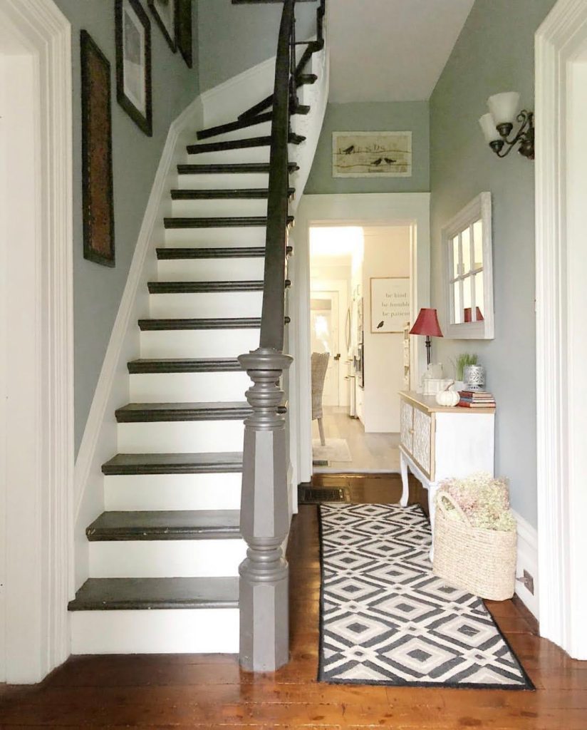 Painted Stairs - The How To ⋆ Designs By Karan Painting Wooden Stairs