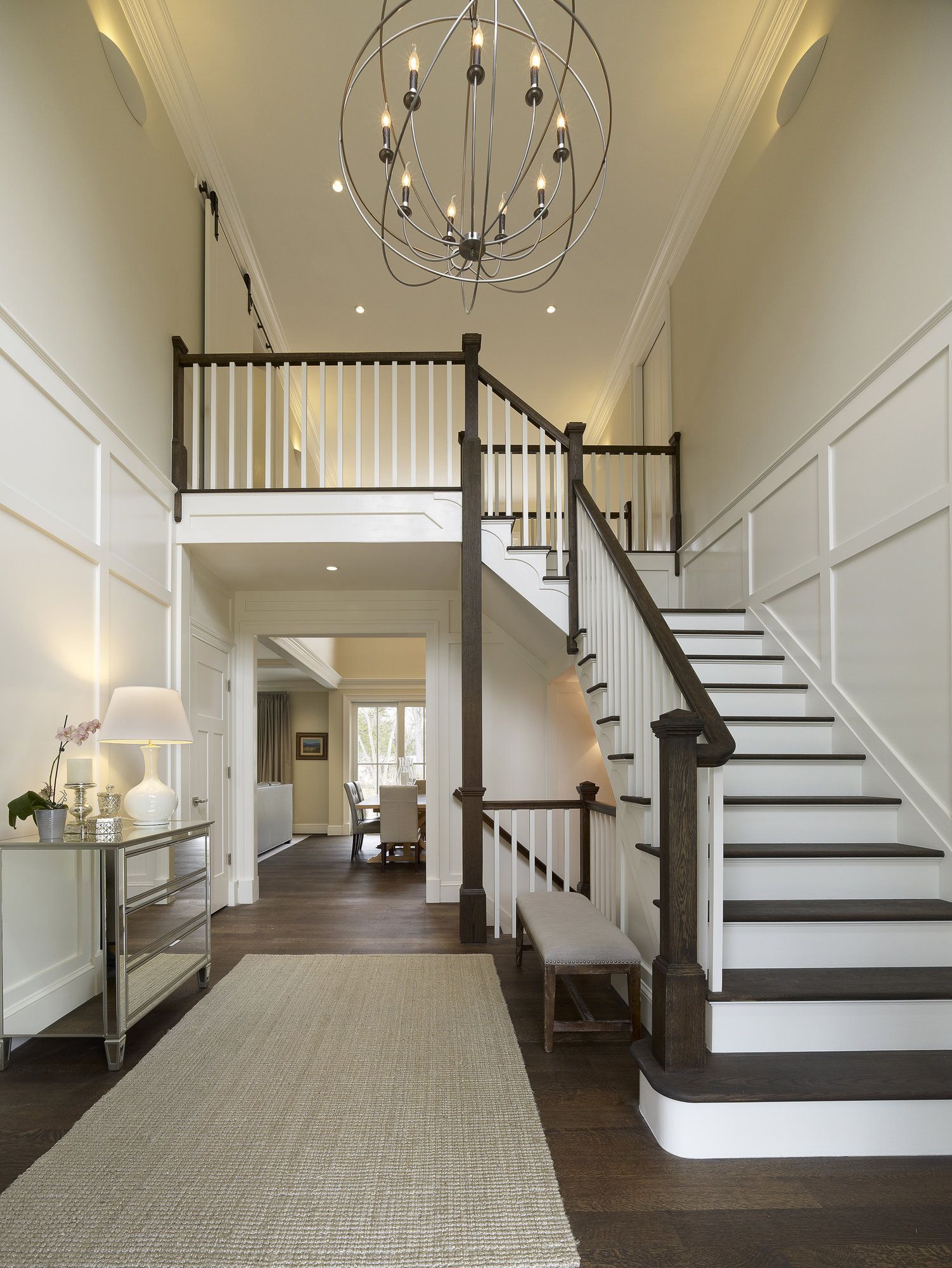 Pretty in Princeton, Princeton, NJ | Foyer design, Staircase design