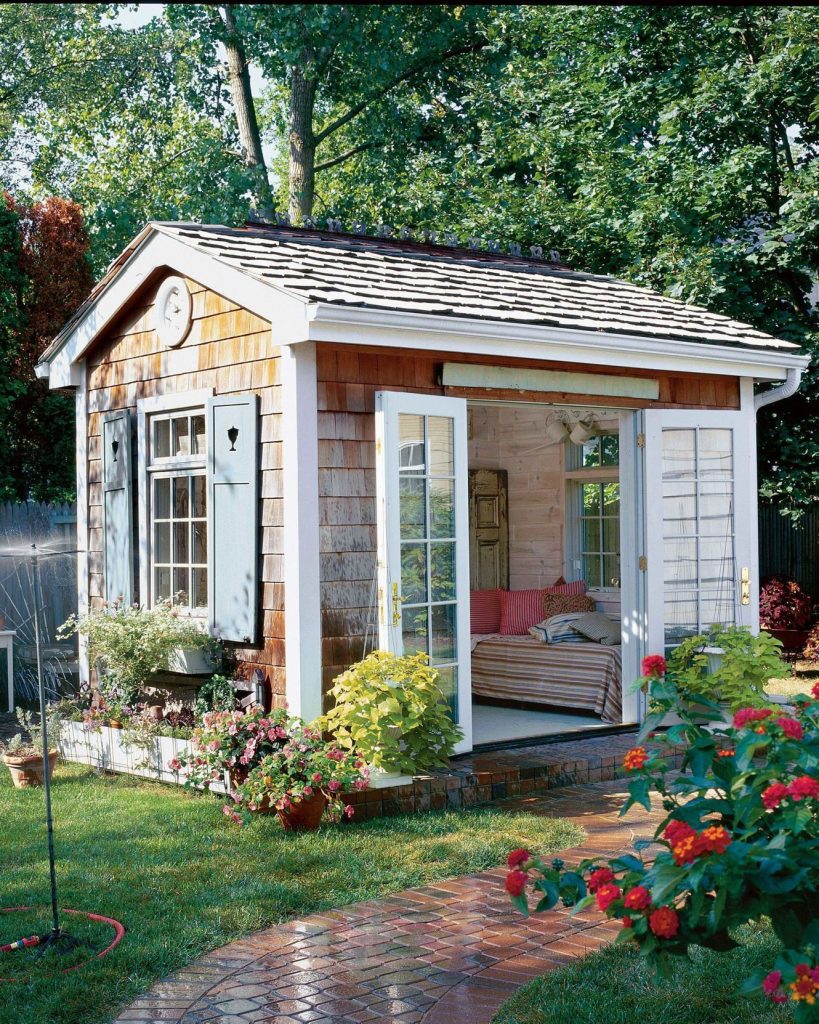 The Ultimate Guide to Building Your Own She Shed | Backyard sheds, Shed