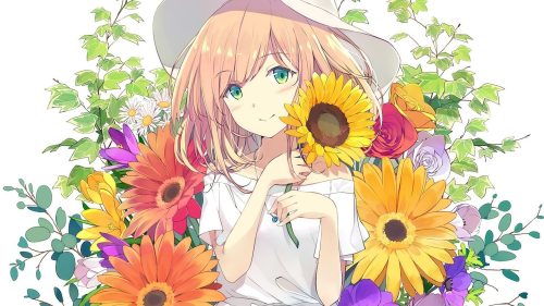 Flower Anime Wallpapers - Wallpaper Cave