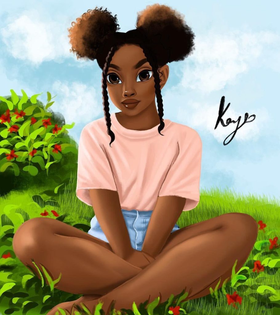 Cute Afro Girl Anime Wallpapers - Wallpaper Cave