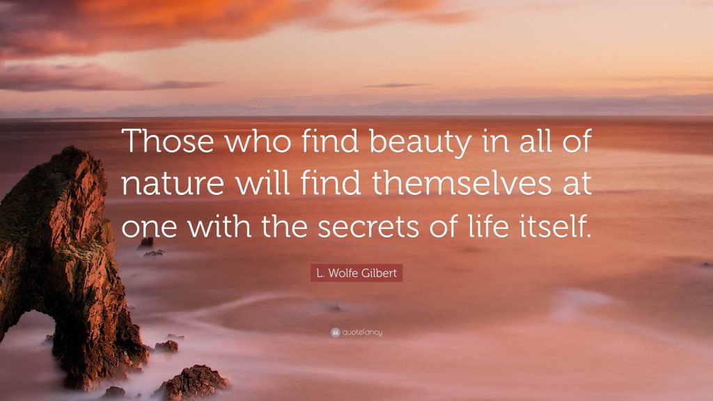 L. Wolfe Gilbert Quote: “Those who find beauty in all of nature will