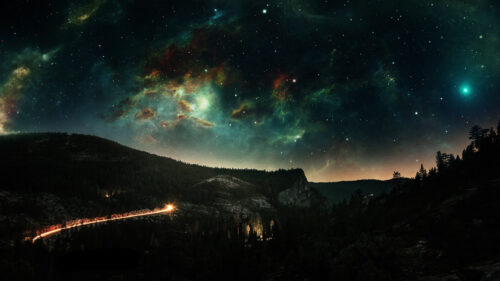 1920x1080 Resolution Mesmerizing Night Landscape 1080P Laptop Full HD