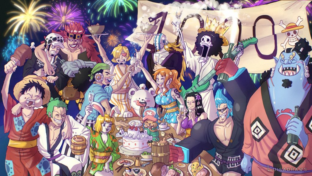 Piece I made to celebrate the 1000 chapter! An amazing milestone to One