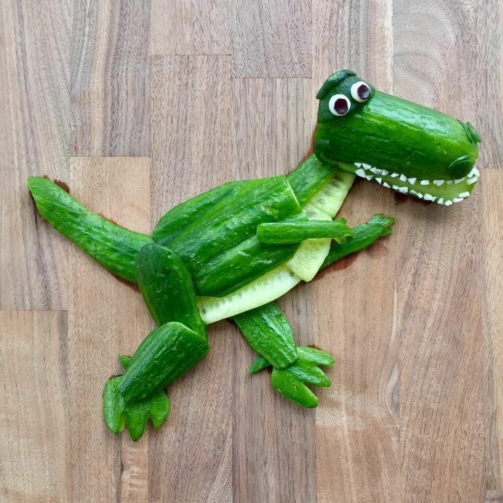 Shannon Mazzei on Instagram: “Today’s project #cucumber #trex he’s made
