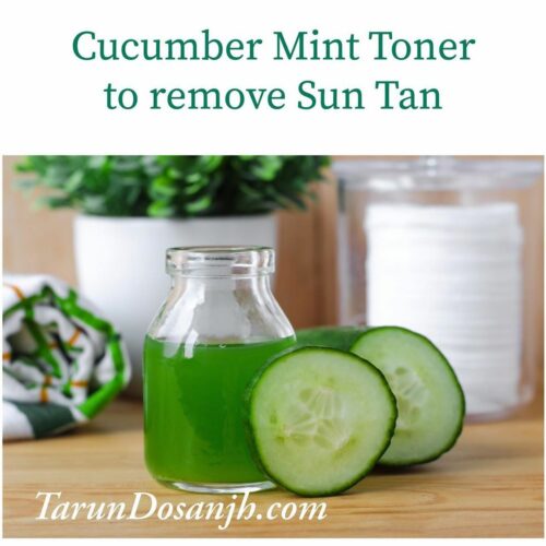 🥒 Cucumber Mint Toner 🍃 to treat sun damage -When we say’ cool as