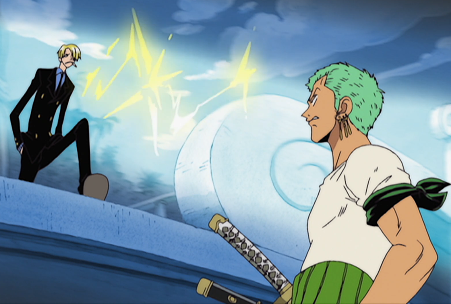 ZORO AND SANJI - FRIENDS AND RIVALRY