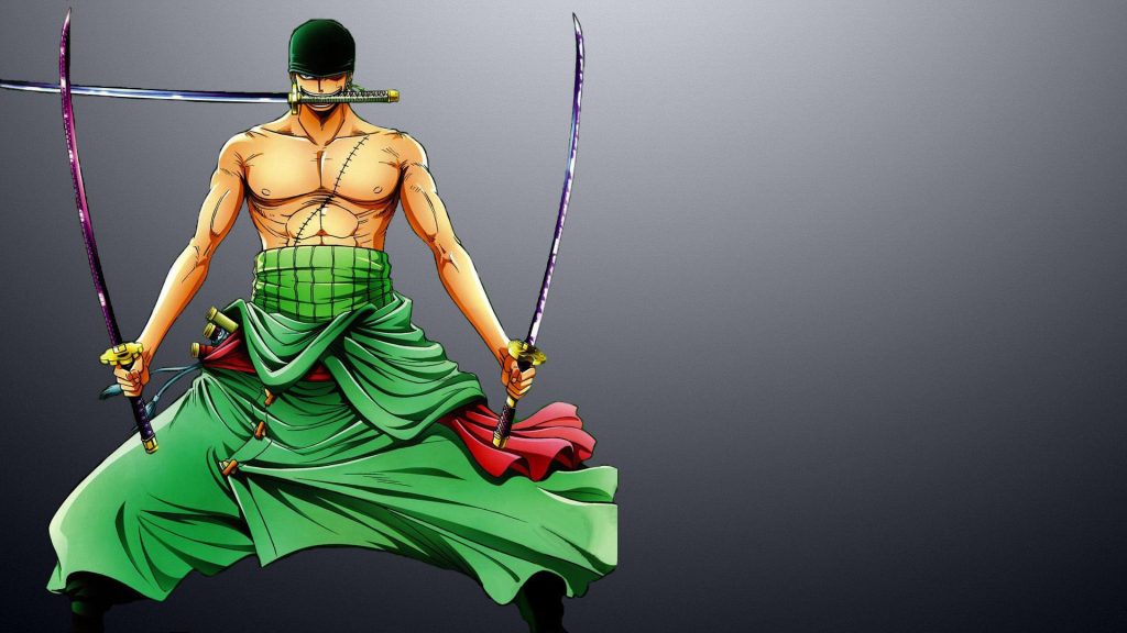 Roronoa Zoro with swords - One Piece HD desktop wallpaper : Widescreen
