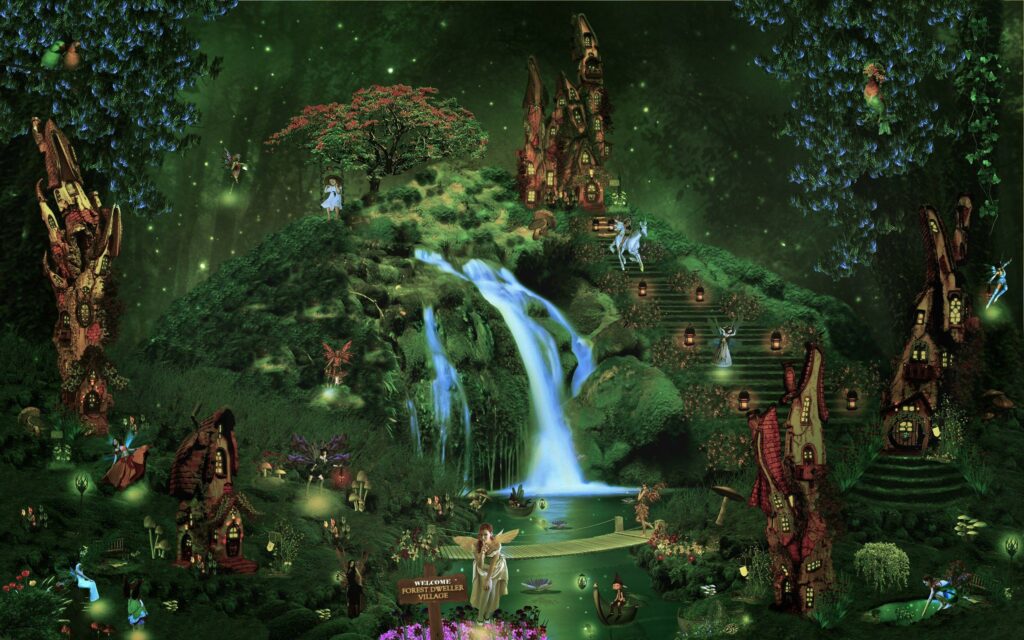 Fairy Garden Wallpapers - Top Free Fairy Garden Backgrounds