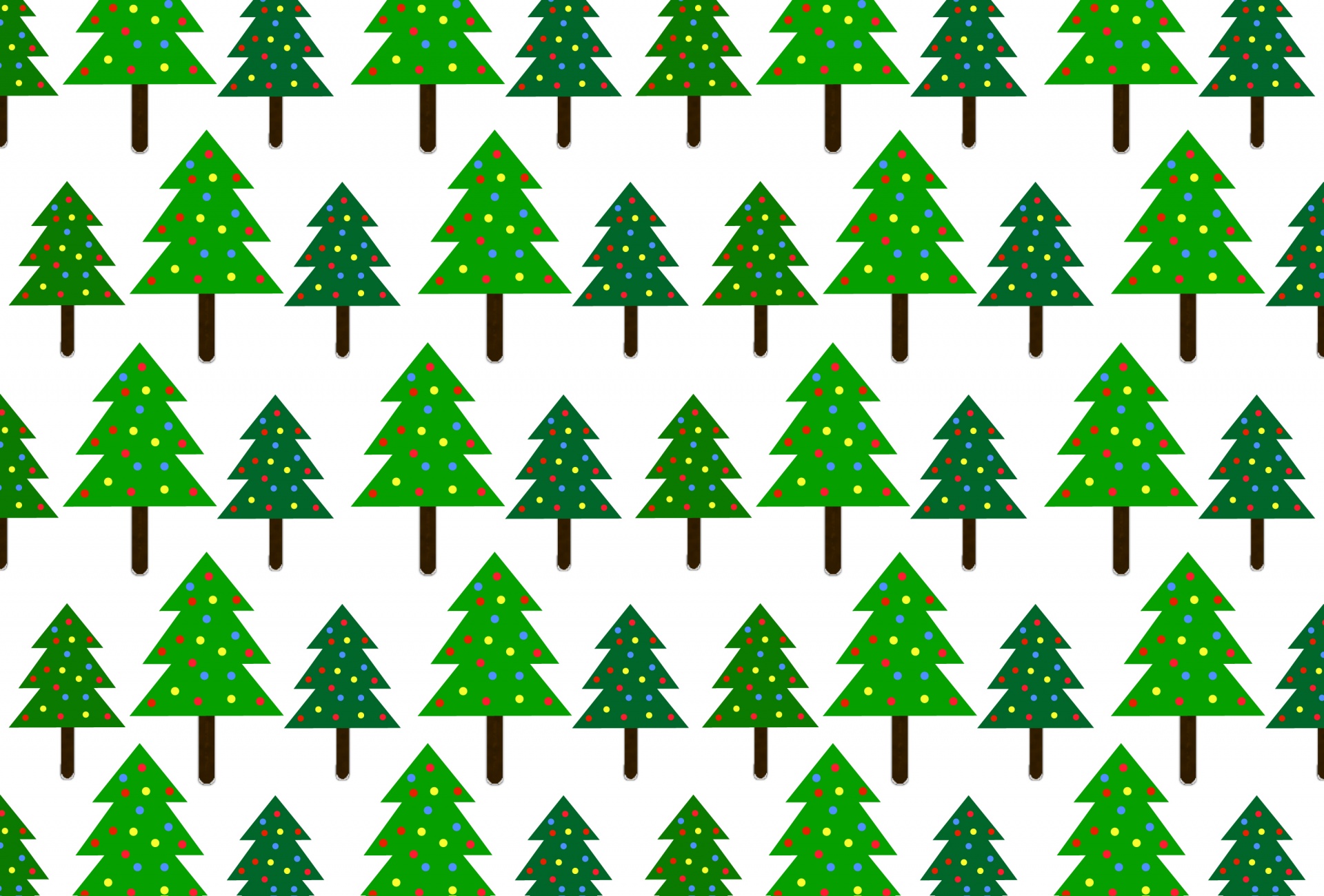 Christmas Tree Pattern Wallpaper by Anny Cecilia Walter