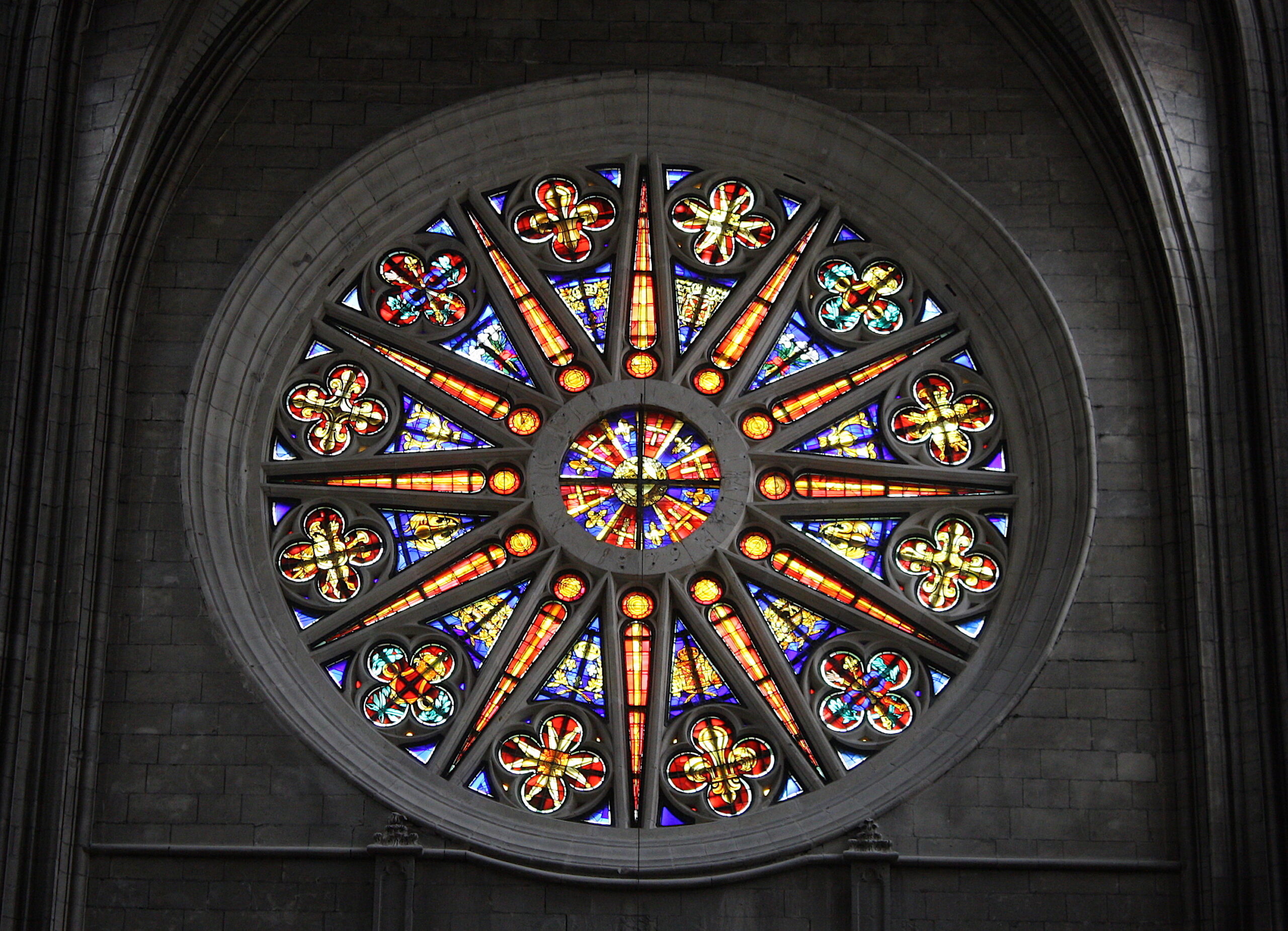 Rose Window, Orleans Cathedral (Illustration) - World History Encyclopedia