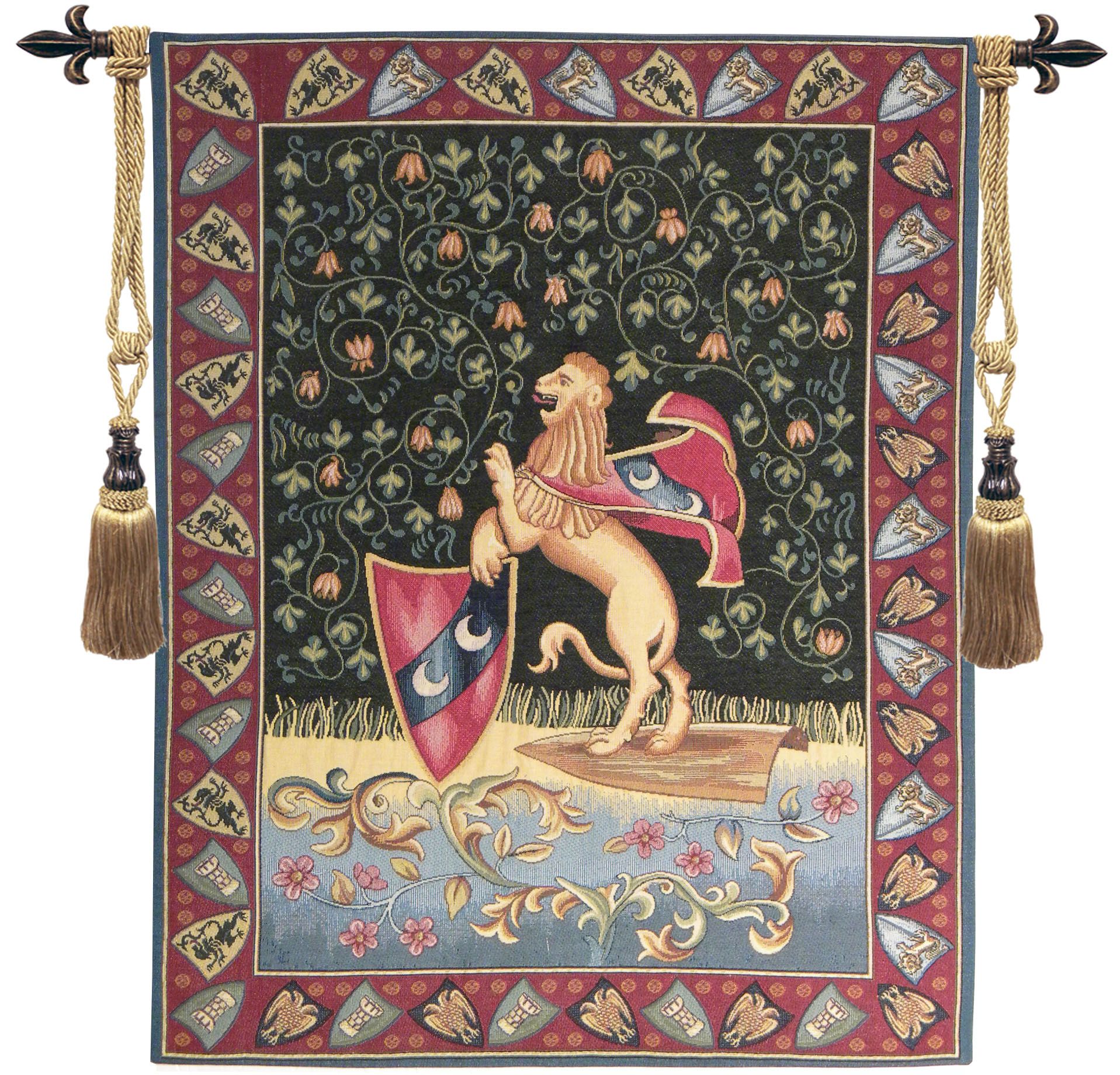 Lion Medieval Italian Wall Tapestry | ライオン