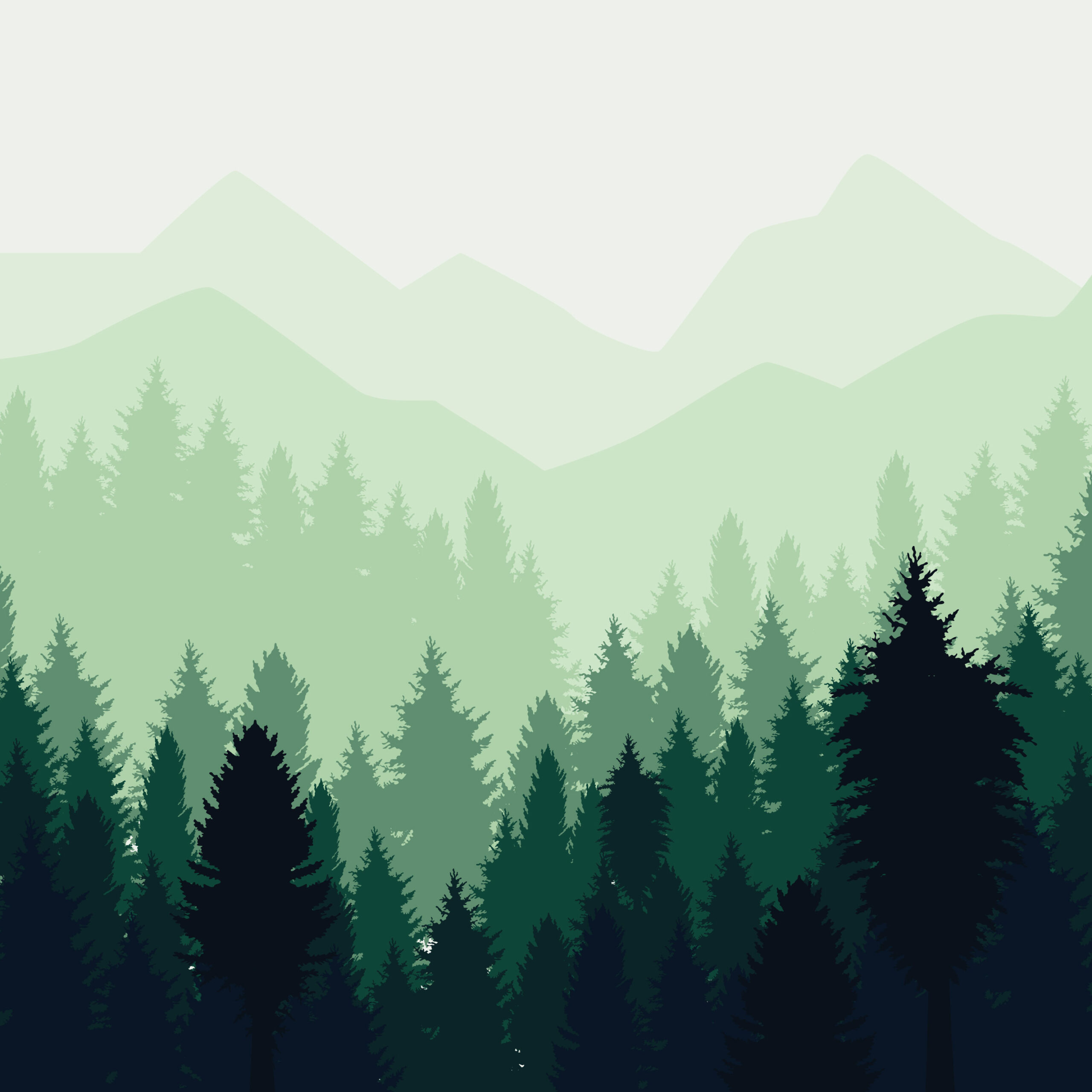 Forest Silhouette Free Vector Art - (3,030 Free Downloads)