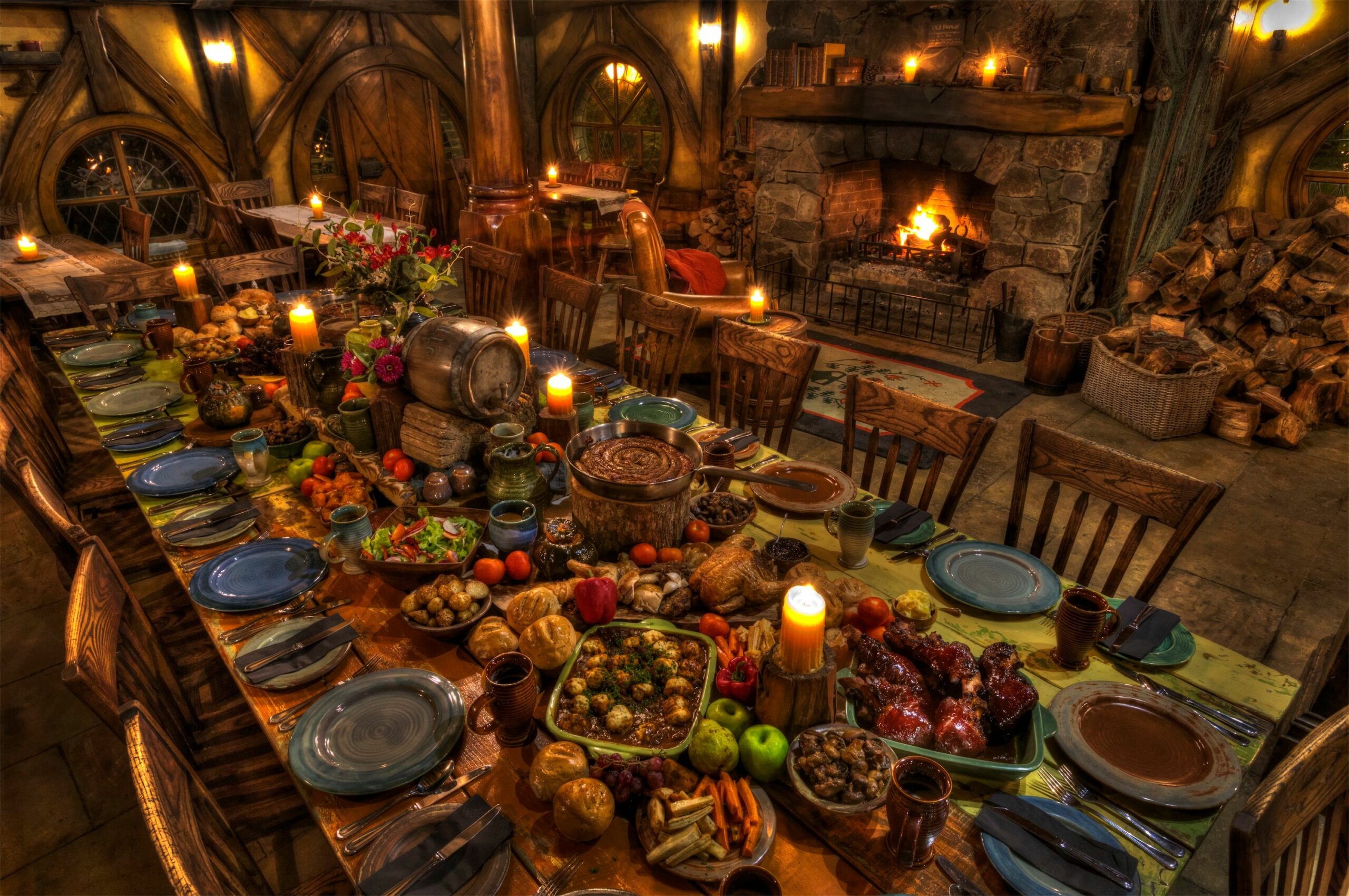 Feast at The Green Dragon | The hobbit, Green dragon, Hobbit party